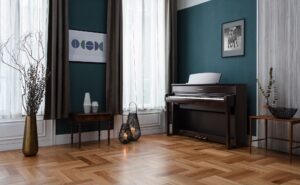 پیانو دیجیتال Yamaha CLP-635  دکوراسیون 