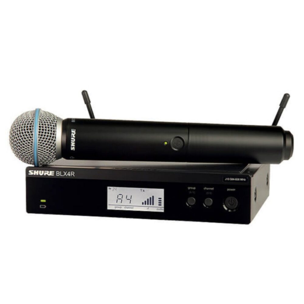 میکروفون Shure BLX24R/Beta58 از نمای جلو