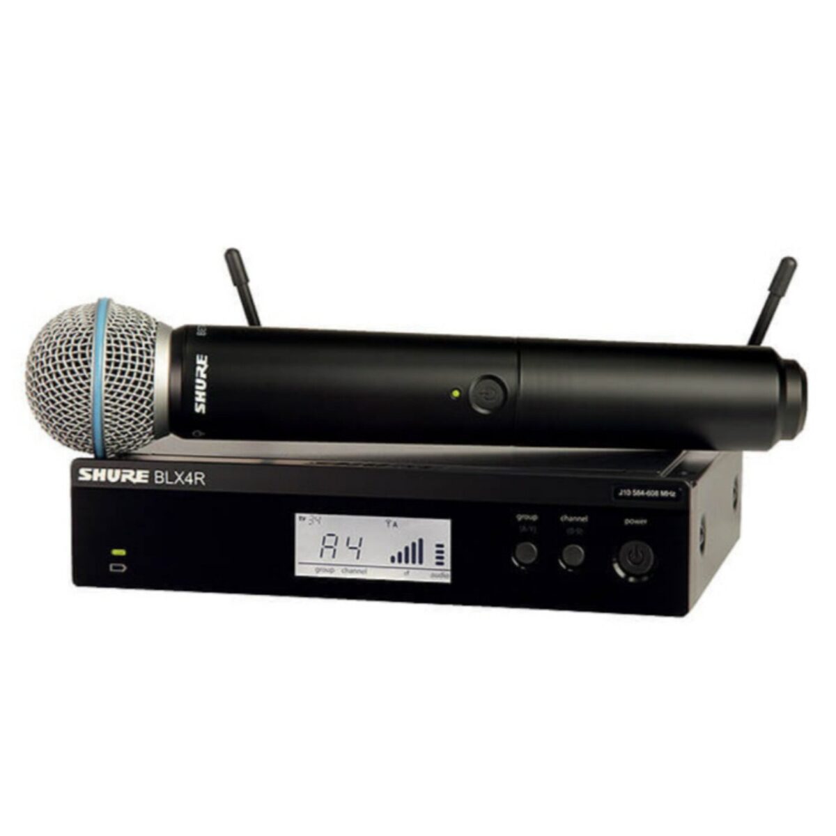 میکروفون Shure BLX24R/Beta58 از نمای جلو