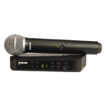 میکروفون Shure BLX24/PG58 از نمای جلو