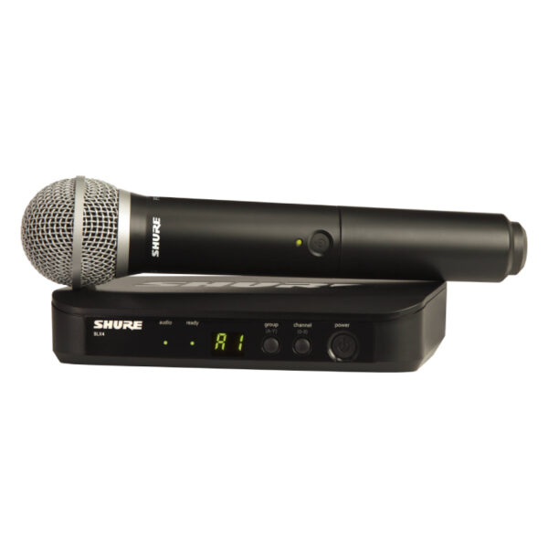 میکروفون Shure BLX24/PG58 از نمای جلو
