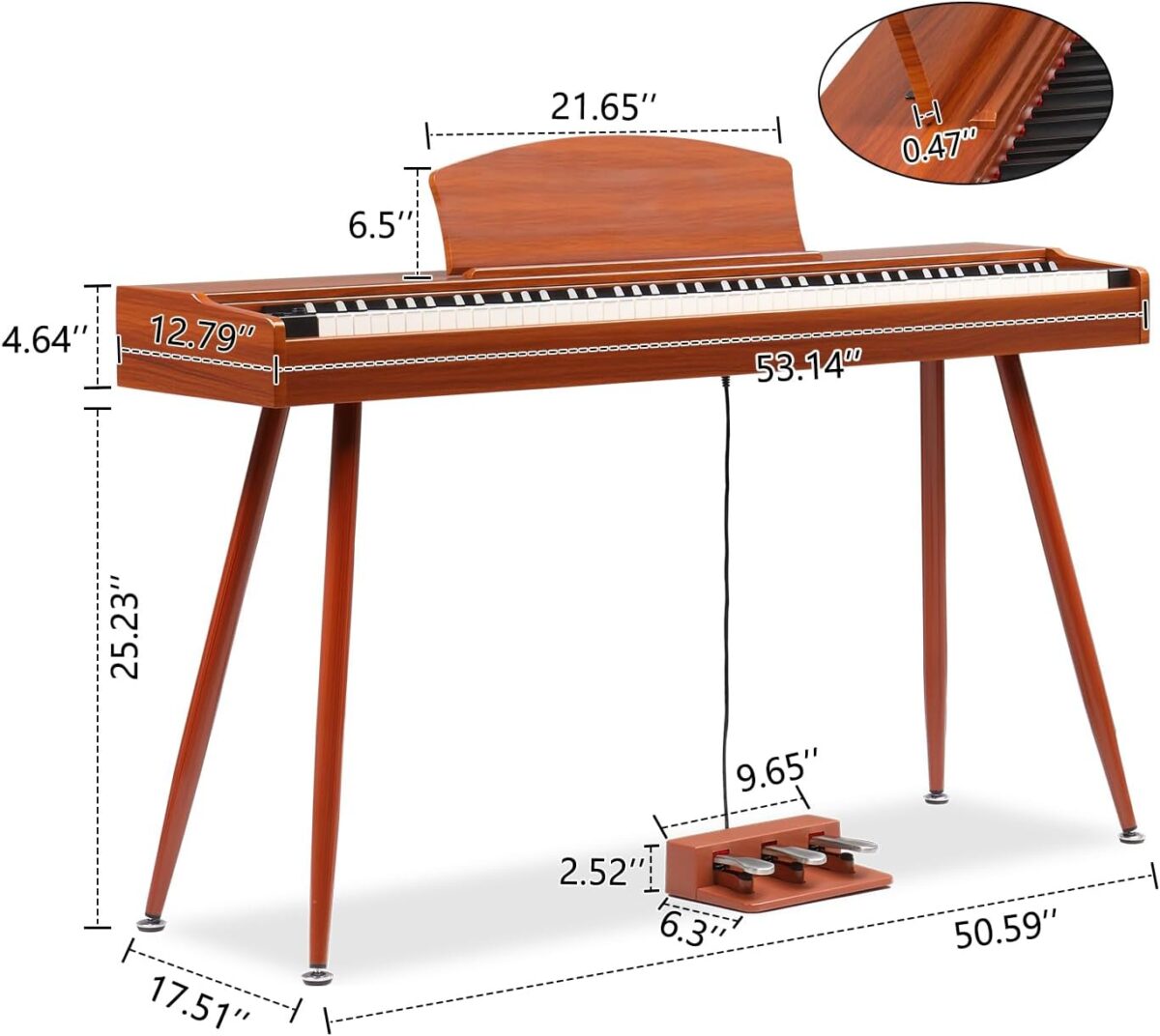 پیانو دیجیتال Blanth KFB 5130Z-4s - Image 3